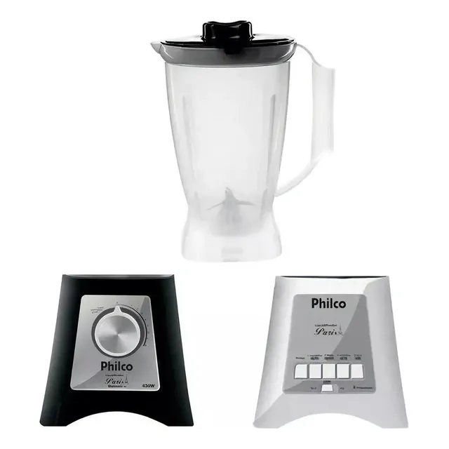 Copo Liquidificador Philco Paris Eletronic Base Quadrada
