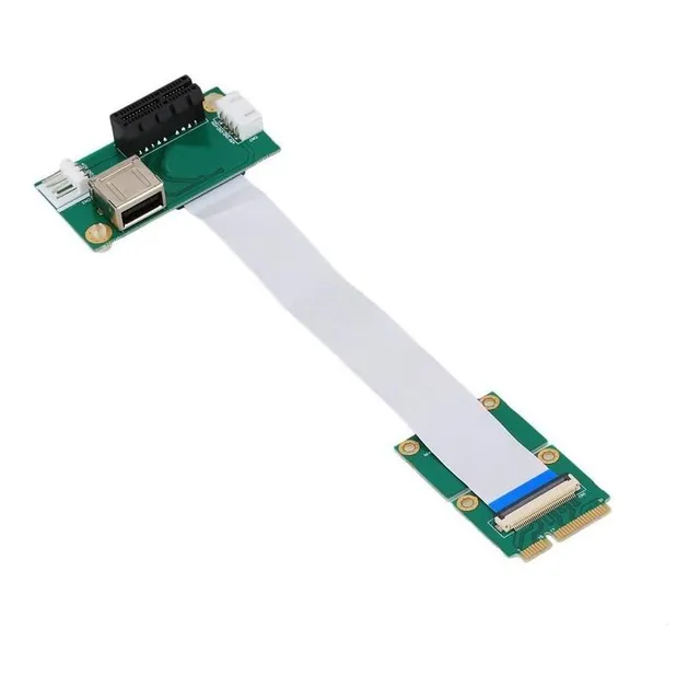 Mini Pci-e A Pci-e Express 1x Tarjeta Adaptadora De Cable De