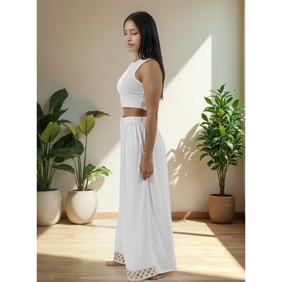 Pantalon Palazzo Hindu Elasticado Amani