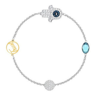 Pulsera Mano De Fátima Dije Cristal Swarovski Pulsera Mano De Fátima Dije Cristal Swarovski