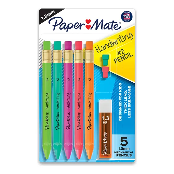 Juego De Lápices Mecánicos Paper Mate Handwriting 1.3 Mm 8 P