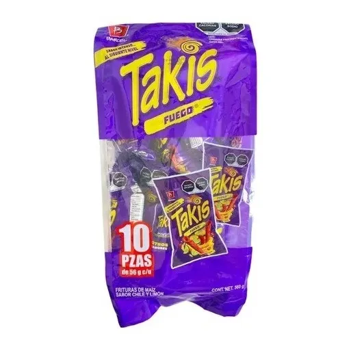 Takis Fuego 10 Pz / 56g