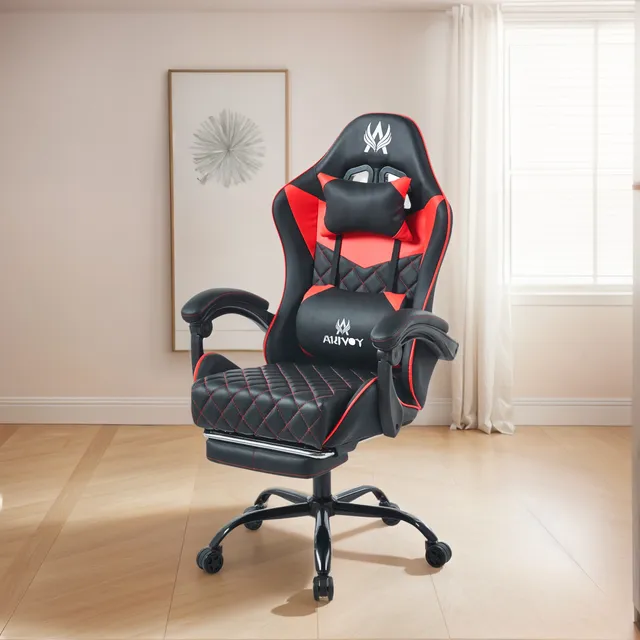 Silla Gamer Sakai Negro Rojo Akivoy