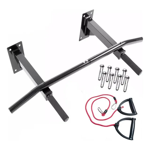 Barra Dominadas Reforzada P/ Pared Fitness +tornillos El Rey