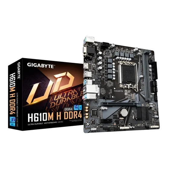 Tarjeta Madre Gigabyte H610m H Lga 1700 Ddr4 12va/13th Gen