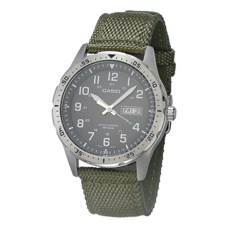 Reloj Casio Mtp-s120l-3avcf Con Energía Solar, 100 M, Resist Reloj Casio Mtp-s120l-3avcf Con Energía Solar, 100 M, Resist