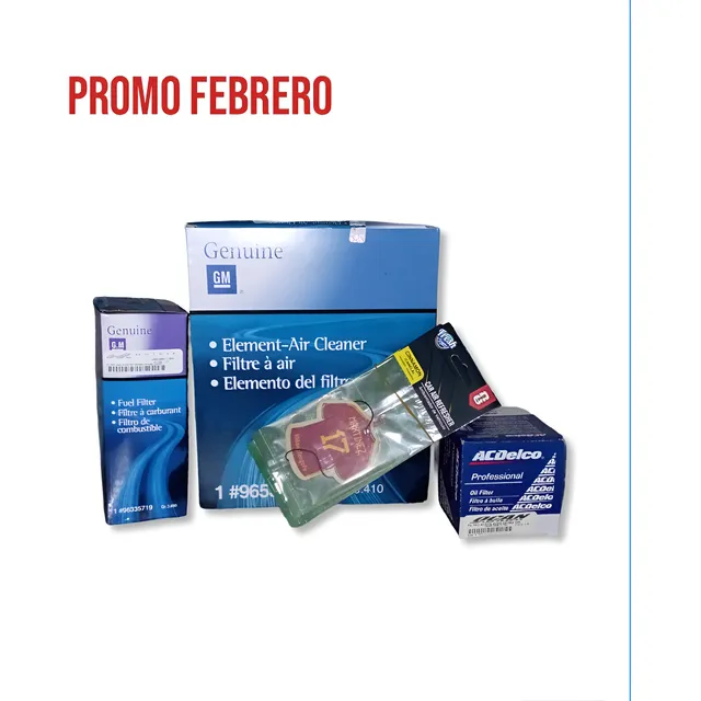 Kit De Filtros Gm 96536696: Aire, Gasolina Y Aceite Aveo