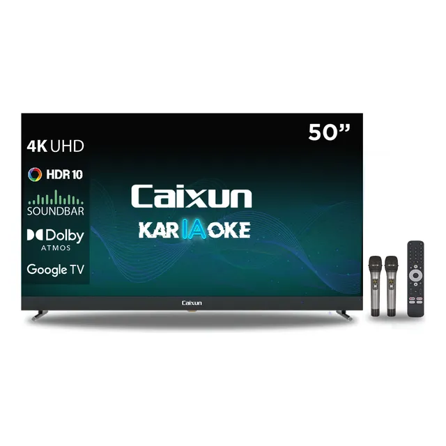 Smart Tv Caixun Led 50 Uhd 4k Karaoke Google Tv C50vsug