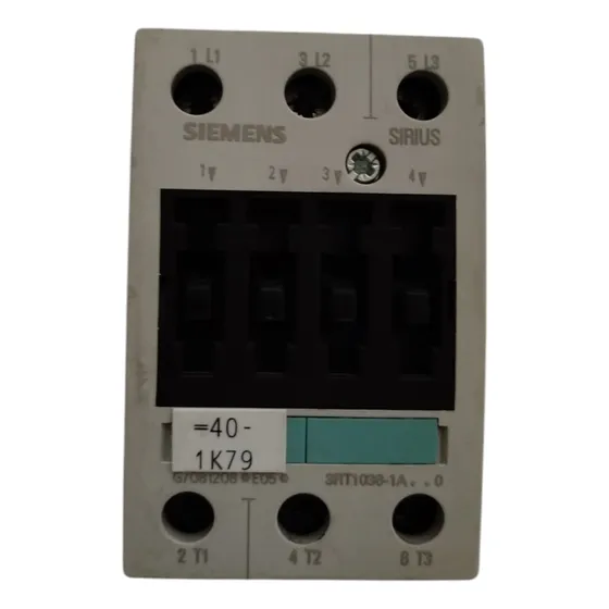 Contactor 3rt1036-1a...0 15hp/220vac 110 Vac  Siemens