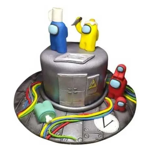 Tortas Decoradas Tematicas , Among Us , Fornite , Minecraft
