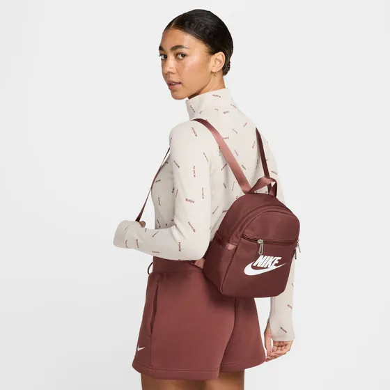 Mochila Nike Sportswear Color Marrón Mujer Diseño De Tela Lisa 25L