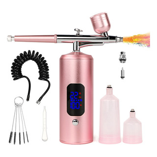 Kit Aerógrafo Portátil Profesional 38psi Con Compresor Kit Aerógrafo Portátil Profesional 38psi Con Compresor