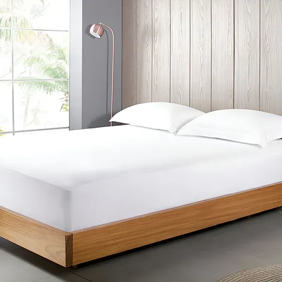 Protetor De Colchão Casal Buddemeyer Maison Algodão Branco Branco 2 Corpos