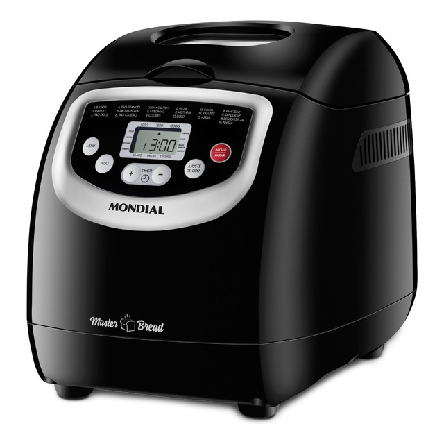 Panificadora Npf-53 Master Bread 700w De Potência Cor Preto Mondial 127v Panificadora Npf-53 Master Bread 700w De Potência Cor Preto Mondial 127v
