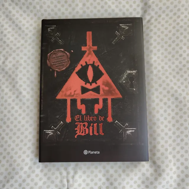 El Libro De Bill En Pasta Blanda De La Serie Gravity Falls