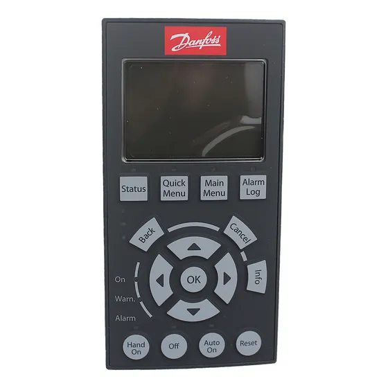 Display Ihm Danfoss Lcp Gráfico Fc-202/301/302 - 130b1107