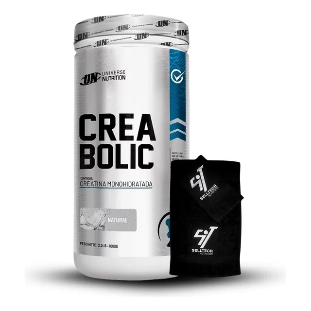 Creatina Monohidratada Universe Nutrition 500gr Pack X2 Sin Sabor