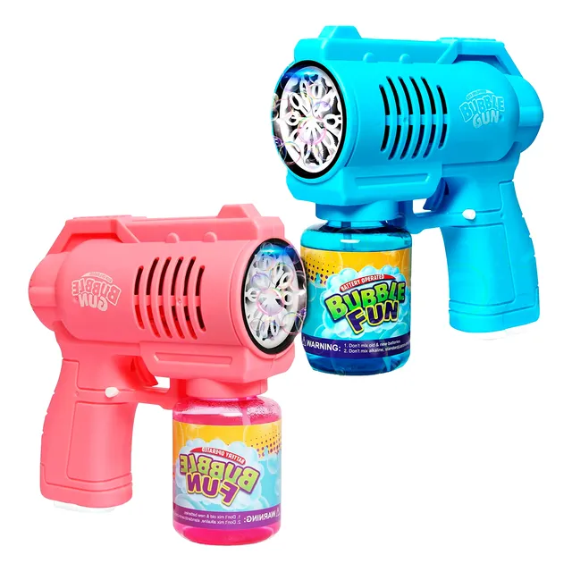 Brinquedo Maquina Bolha De Sabão Pistola Automática C/ Luz