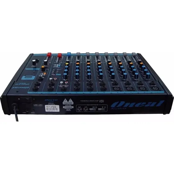 Mesa De Som Oneal 8 Canais Omx-8 C/ Usb