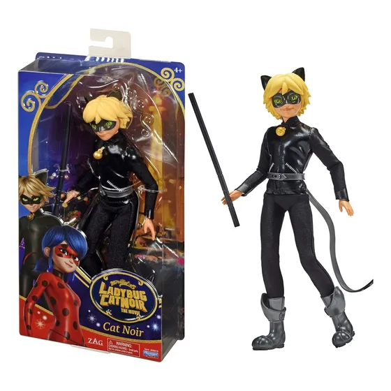 Miraculous Catnoir La Película Muñeco Cat Noir Ladybug 28cm