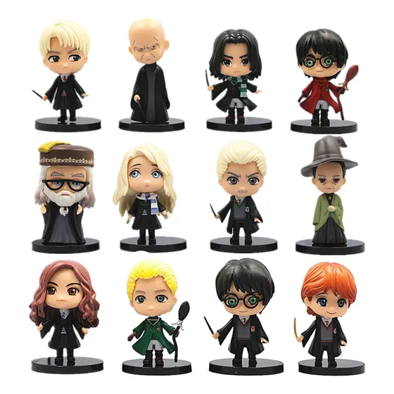 12pzs Harrypotter Coleccion Juguetes Figuras Coleccionables