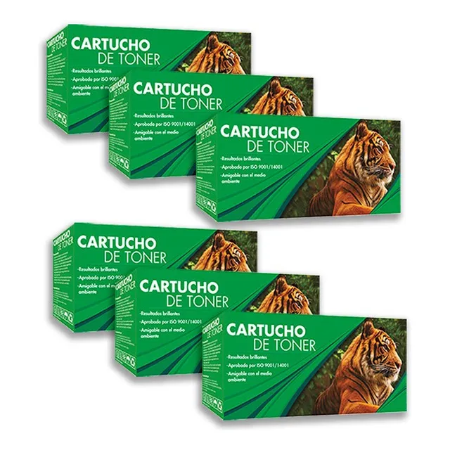 Kit 6 Toner Compatible W1105a 105a 107a 135a Tigre Con Chip 