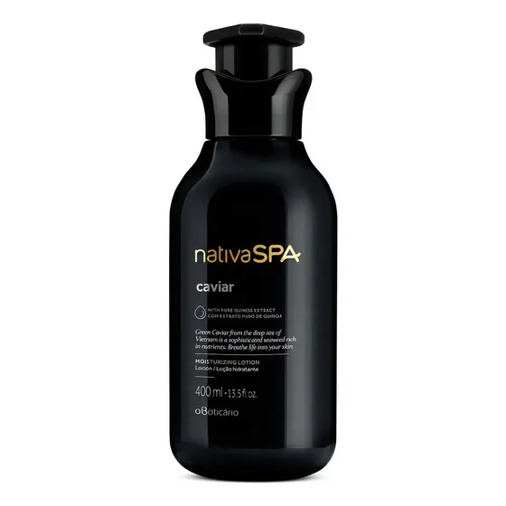 Loción Hidratante O Boticário Nativa Spa Caviar 400 Ml