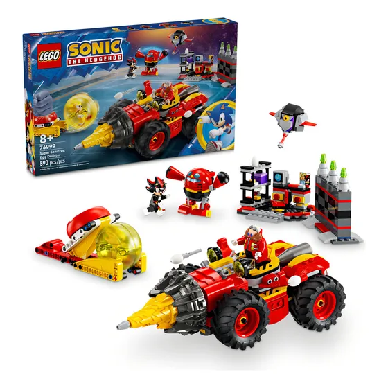 Lego Sonic The Hedgehog Super Sonic Vs Egg Drillster 590 Sonic The Hedgehog Super Sonic Vs. Egg Drillster