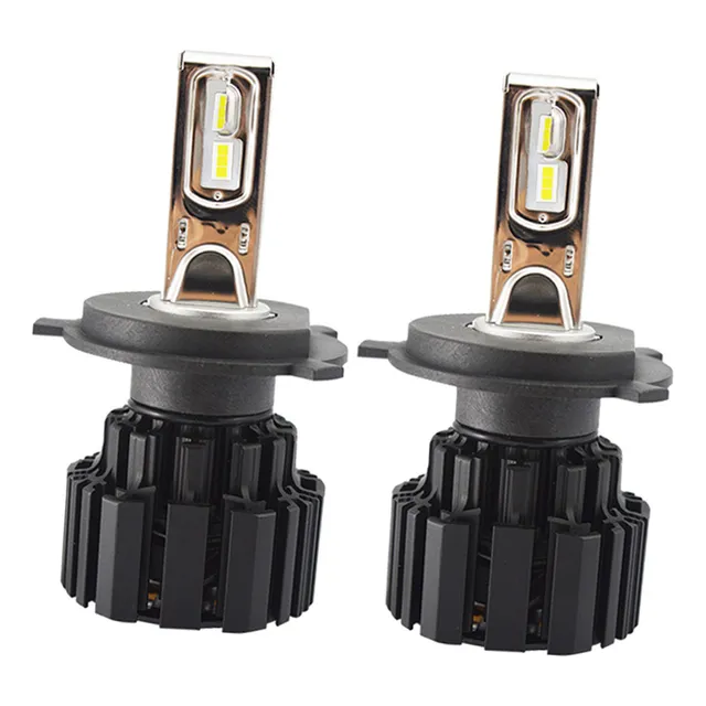 Fs 2pcs Led Luces De Faro H4 9003 6000k Baja Accesorio Para