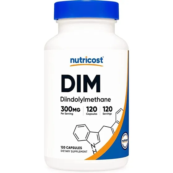 Original Nutricost Dim (diindolylmethane) 120 Cap Bioperine 