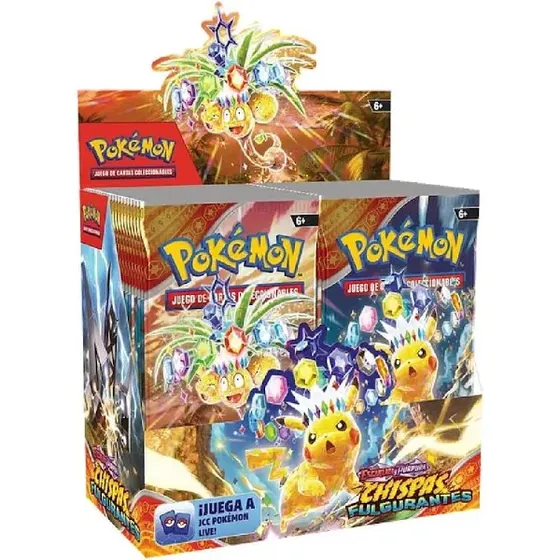 Pokemon Tcg Booster Box Surging Sparks 36 Sobres Español Surging Sparks Español