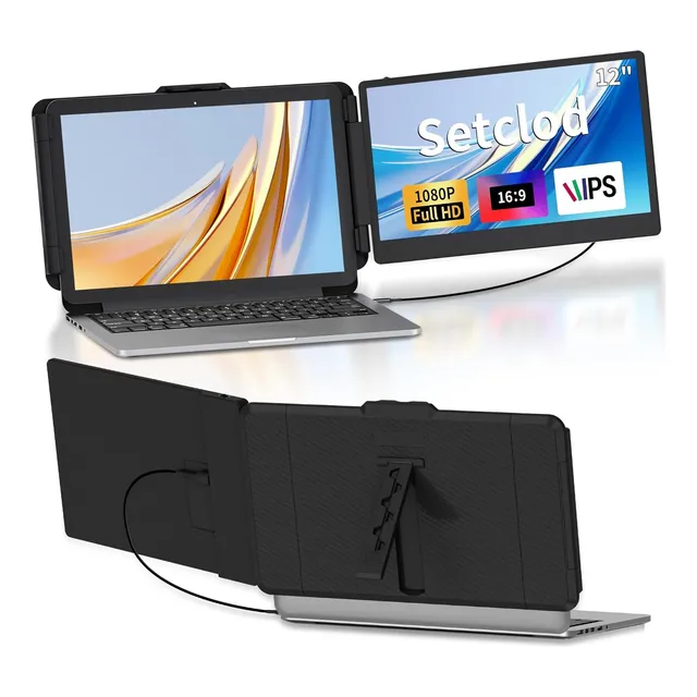 Monitor Extendido Portátil 12 . Extensor De Pantalla Laptop