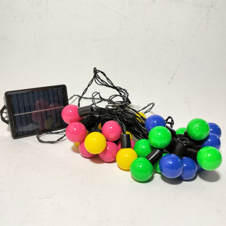 Serie Solar Led De Canica Multicolor 30 Leds Serie Solar Led De Canica Multicolor 30 Leds