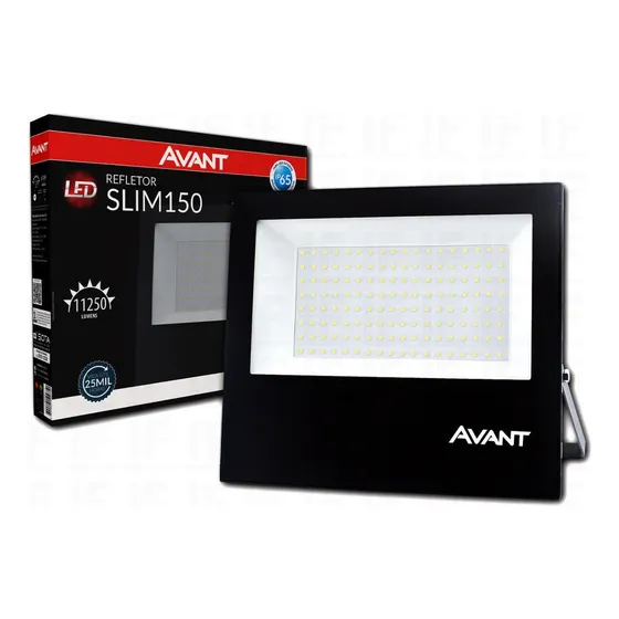 Kit 2 Refletores Led 150w Bivolt Avant Branco-frio