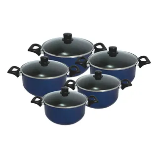 Conjunto Jogo Panelas Caçarola Antiaderente Tampa Vidro Conjunto Jogo Panelas Caçarola Antiaderente Tampa Vidro