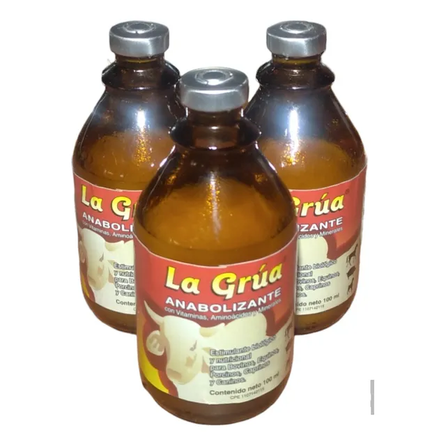 La Grua Anabolizante 100ml, De Uso Veterinario 