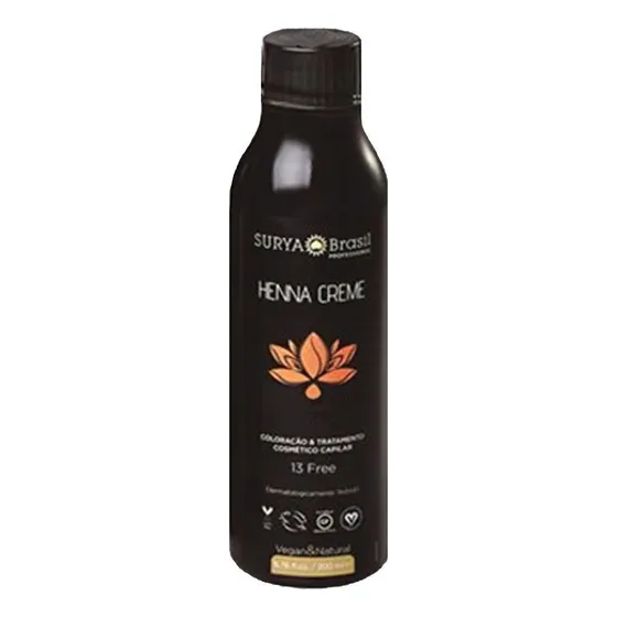 Tinta Henna Crema Profesional Surya 200 Ml Castaño Claro