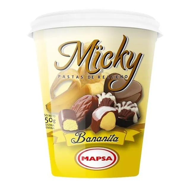 Pastas Micky ( Frutilla,menta,tiramisu,banana Y Limon)