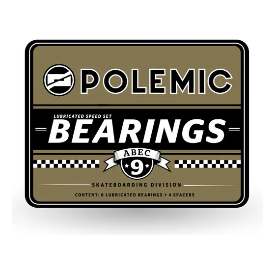Rodamientos Skate Abec 9 - Polemic