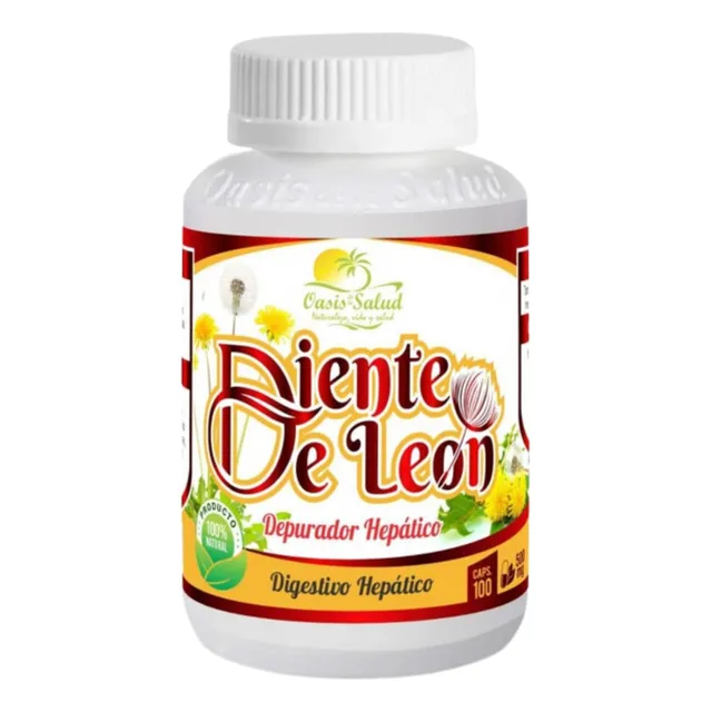 Diente De Leon (hepatoprotector Antioxidante) 100 Capsulas