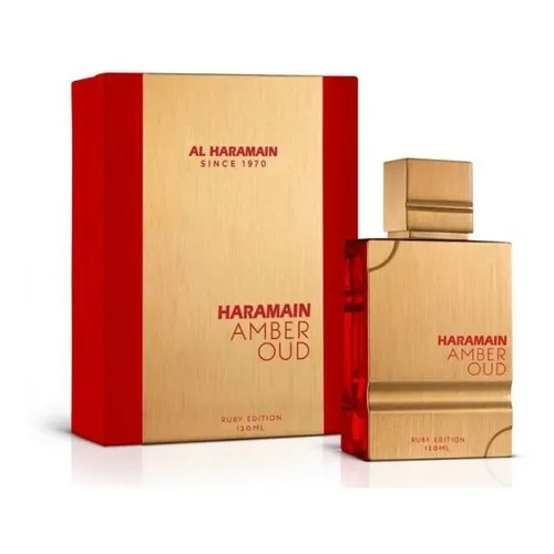 Perfume Amber Oud Ruby Al Haramain 120 Ml Eau De Parfum Volumen De La Unidad 120 Ml