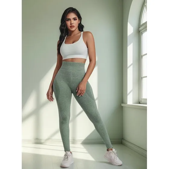 Calza Leggins Deportiva Levanta Cola Push Up Dama Gym Yoga