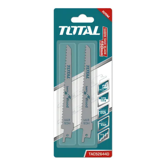 Set Hoja Sierra Sable Para Madera Total Tac52644d