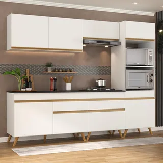 Armårio De Cozinha Completa Modulada RetrÎ 5 Peças Balcão Com Tampo E Torre Quente Para Forno E Micro-ondas Mp3713 Veneza Gw Multimóveis Branca Armårio De Cozinha Completa Modulada RetrÎ 5 Peças Balcão Com Tampo E Torre Quente Para Forno E Micro-ondas Mp3713 Veneza Gw Multimóveis Branca