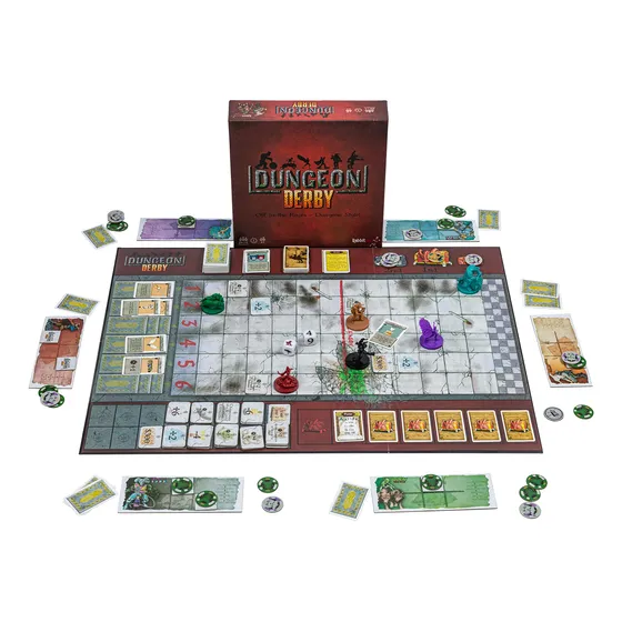 Dungeon Derby Juego De Mesa De Estrategia Para 6 Jugadores .