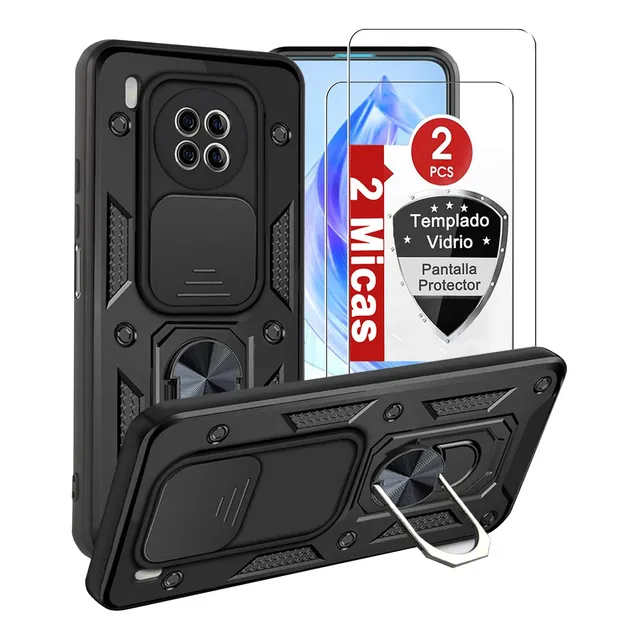 Funda Para Huawei Y9a Uso Rudo Carcasa Case Shock + 2micas