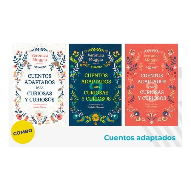 Combo Cuentos Adaptados Para Curiosas Y Curiosos 1, 2 Y 3