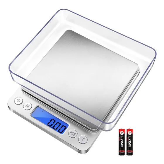Báscula De Cocina Pequeña Digital, 500g Precisa Para Joyería
