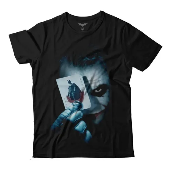 Camiseta Coringa Batman Cavaleiro Das Trevas Geek Filmes