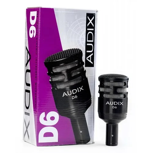 Audix D6 Microfono Profesional Instrumentos Bombo Toms Bajos